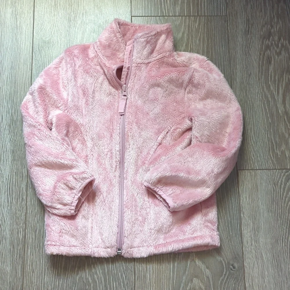 The Children's Place Soft Pink Fleece Jacket Size XS Size 4